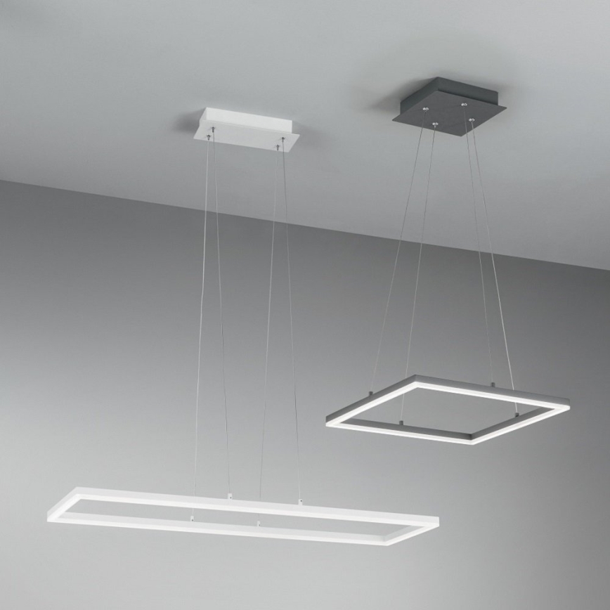 Fabas Luce 3394-40-282 - Himmennettävä LED-kattokruunu johdossa BARD LED/39W/230V antrasiitti