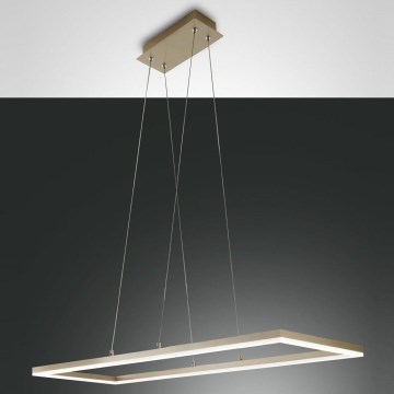 Fabas Luce 3394-45-225 - Himmennettävä LED-kattokruunu johdossa BARD LED/52W/230V 3000K kulta