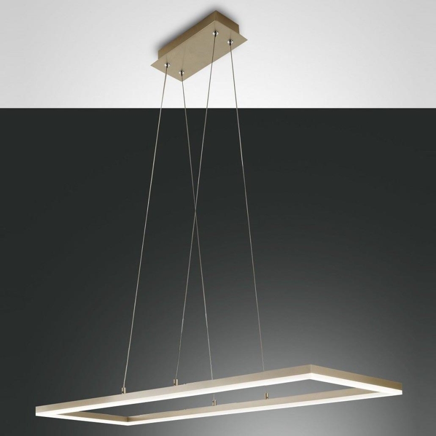 Fabas Luce 3394-45-225 - Himmennettävä LED-kattokruunu johdossa BARD LED/52W/230V 3000K kulta