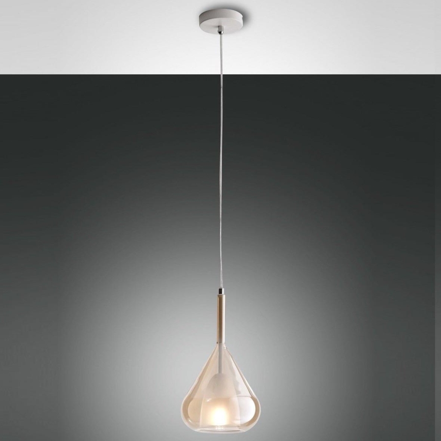 Fabas Luce 3481-40-125 - Kattokruunu johdossa LILA 1xE27/40W/230V kulta