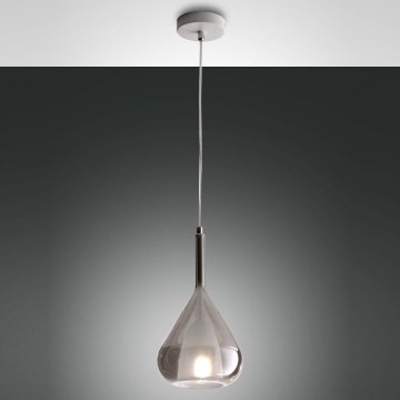 Fabas Luce 3481-40-126 - Kattokruunu johdossa LILA 1xE27/40W/230V harmaa