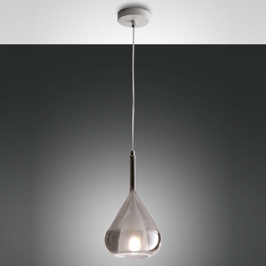 Fabas Luce 3481-40-126 - Kattokruunu johdossa LILA 1xE27/40W/230V harmaa