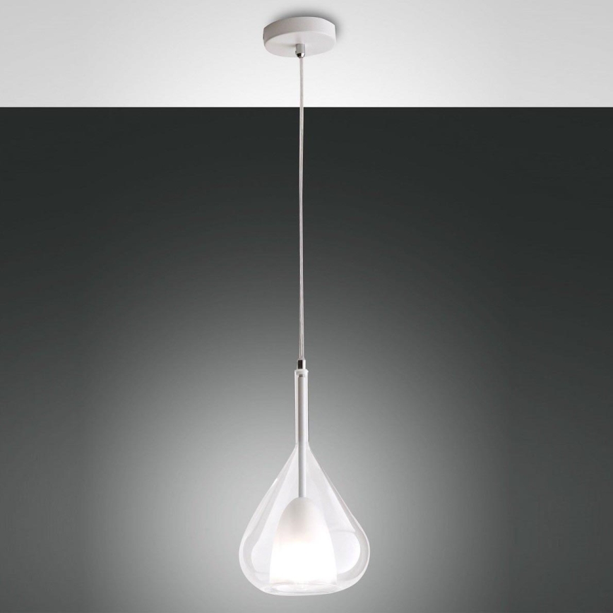 Fabas Luce 3481-40-241 - Kattokruunu johdossa LILA 1xE27/40W/230V läpinäkyvä