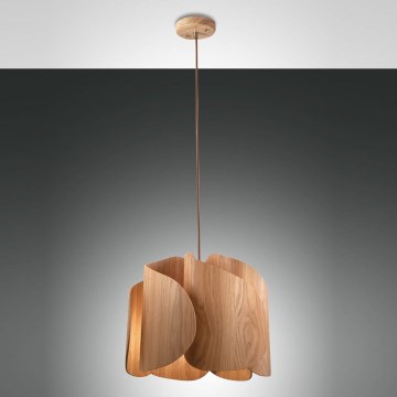 Fabas Luce 3672-40-132 - Kattokruunu johdossa PEVERO 1xE27/40W/230V puu