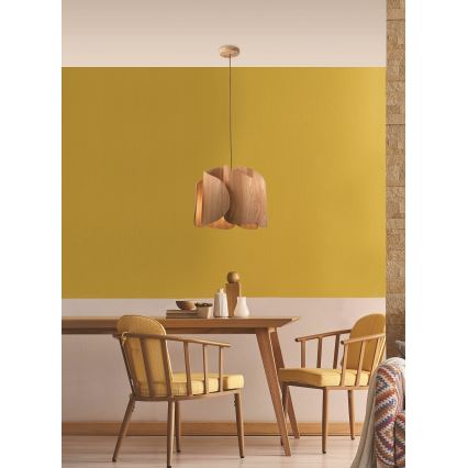 Fabas Luce 3672-40-132 - Kattokruunu johdossa PEVERO 1xE27/40W/230V puu