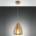 Fabas Luce 3673-40-125 - Kattokruunu johdossa BRITTON 1xE27/40W/230V kulta