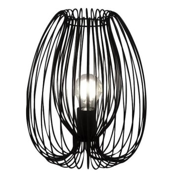 Fabas Luce 3677-34-101 - Pöytävalaisin CAMP 1xE27/40W/230V musta