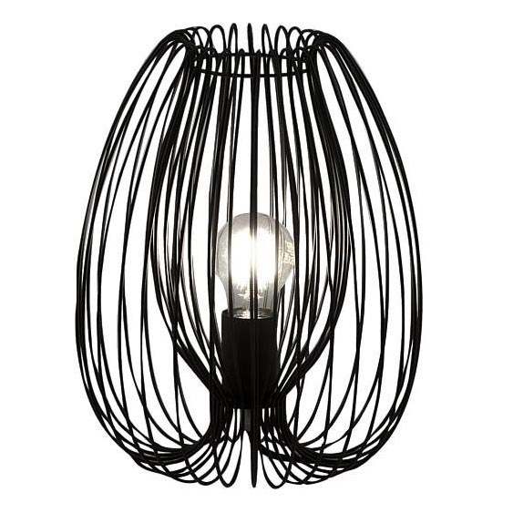 Fabas Luce 3677-34-101 - Pöytävalaisin CAMP 1xE27/40W/230V musta
