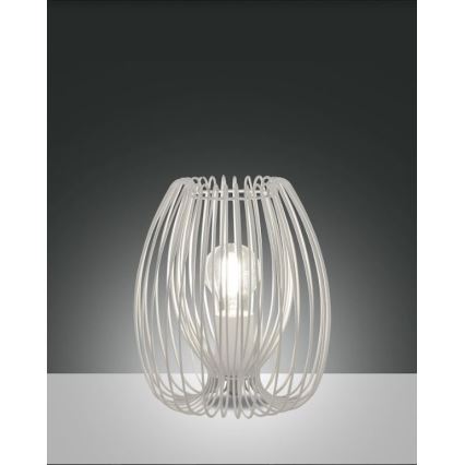 Fabas Luce 3677-34-102 - Pöytävalaisin CAMP 1xE27/40W/230V valkoinen