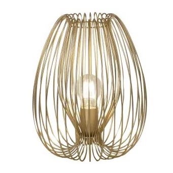 Fabas Luce 3677-34-225 - Pöytävalaisin CAMP 1xE27/40W/230V kultainen
