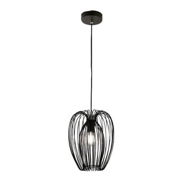 Fabas Luce 3677-45-101 - Kattokruunu johdossa CAMP 1xE27/40W/230V musta
