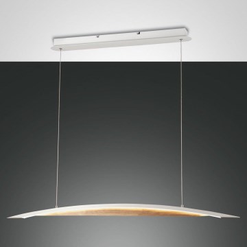 Fabas Luce 3697-40-102 - Himmennettävä LED-kattokruunu johdossa CORDOBA LED/36W/230V valkoinen/puu