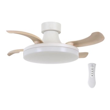 FANAWAY 210664 - LED himmennettävä kattovalo ORBIT LED/25W/230V beige/valkoinen + kauko-ohjaus