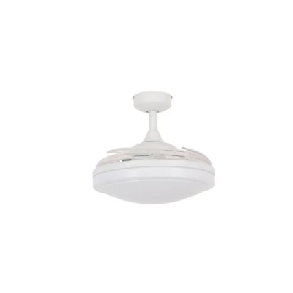 FANAWAY 212980 - Kattotuuletin EVORA 2xE27/15W/230V valkoinen + kauko-ohjaus
