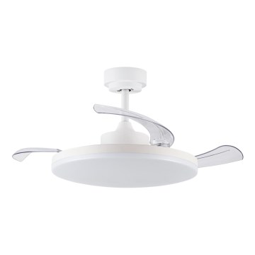 FANAWAY 21612949 - LED himmennettävä kattovalo STROLL LED/30W/230V 2700/3500/5000K halkaisija 106 cm valkoinen/läpinäkyvä + kauko-ohjaus