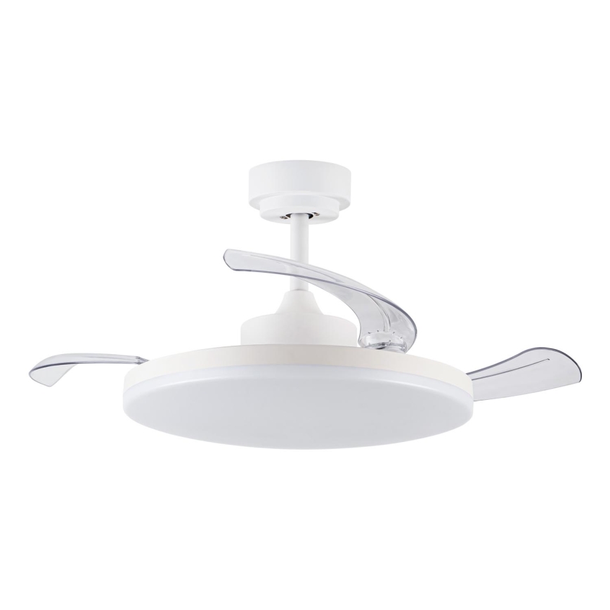 FANAWAY 21612949 - LED himmennettävä kattovalo STROLL LED/30W/230V 2700/3500/5000K halkaisija 106 cm valkoinen/läpinäkyvä + kauko-ohjaus