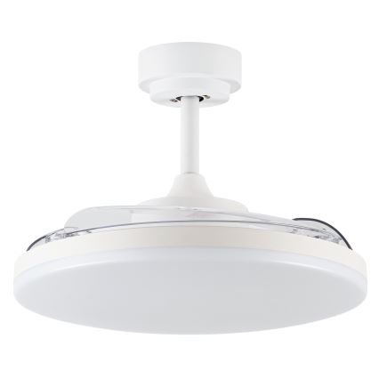 FANAWAY 21612949 - LED himmennettävä kattovalo STROLL LED/30W/230V 2700/3500/5000K halkaisija 106 cm valkoinen/läpinäkyvä + kauko-ohjaus