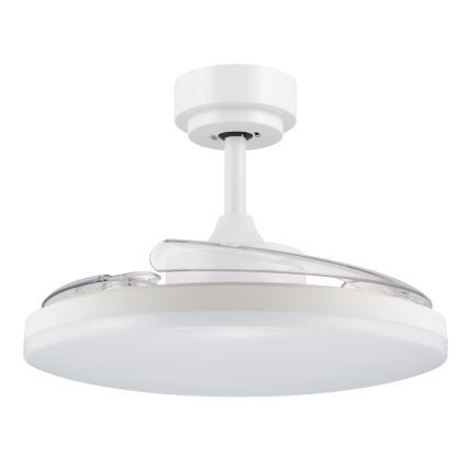 FANAWAY 21612949 - LED himmennettävä kattovalo STROLL LED/30W/230V 2700/3500/5000K halkaisija 106 cm valkoinen/läpinäkyvä + kauko-ohjaus