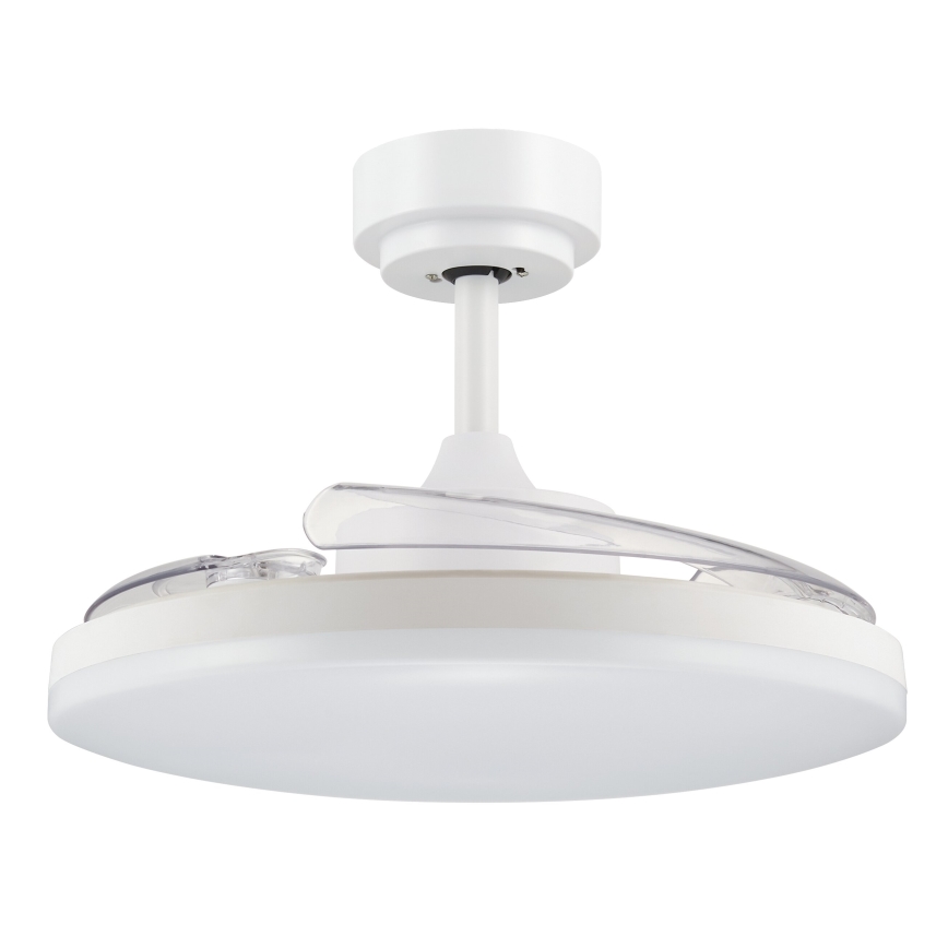 FANAWAY 21612949 - LED himmennettävä kattovalo STROLL LED/30W/230V 2700/3500/5000K halkaisija 106 cm valkoinen/läpinäkyvä + kauko-ohjaus