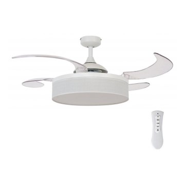 FANAWAY 511030 - LED-kattotuuletin FRASER 3xE27/20W/230V valkoinen + kaukosäädin