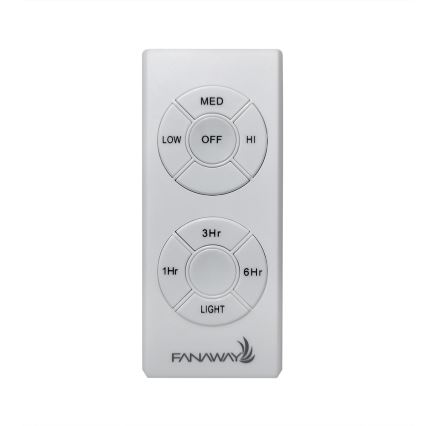 FANAWAY 512120 - Kattotuuletin EVORA 2xE27/15W/230V + kauko-ohjaus