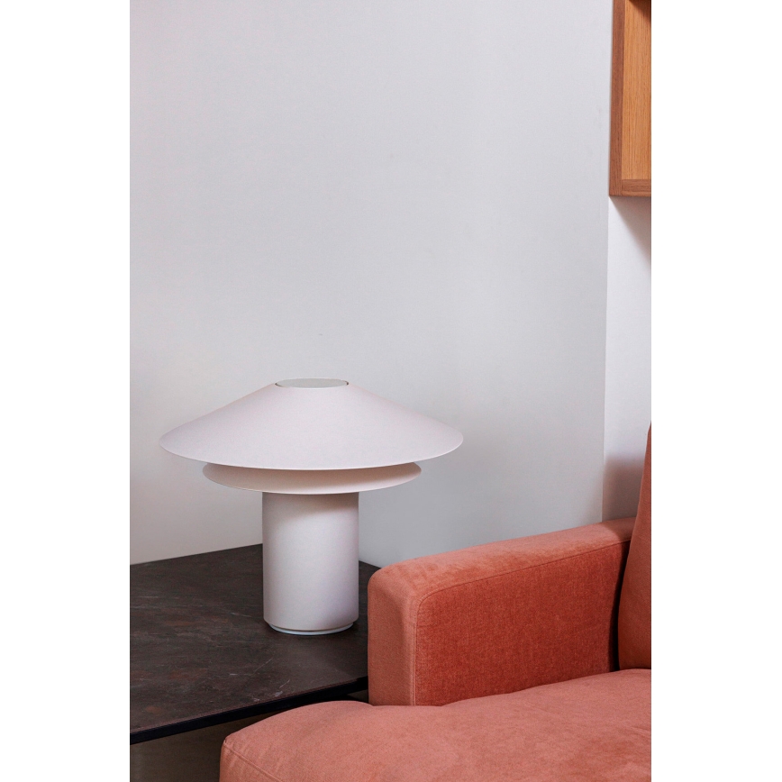 FARO 20069 - Pöytävalaisin SHAN 1xE27/15W/230V pergamenttipaperia kerma