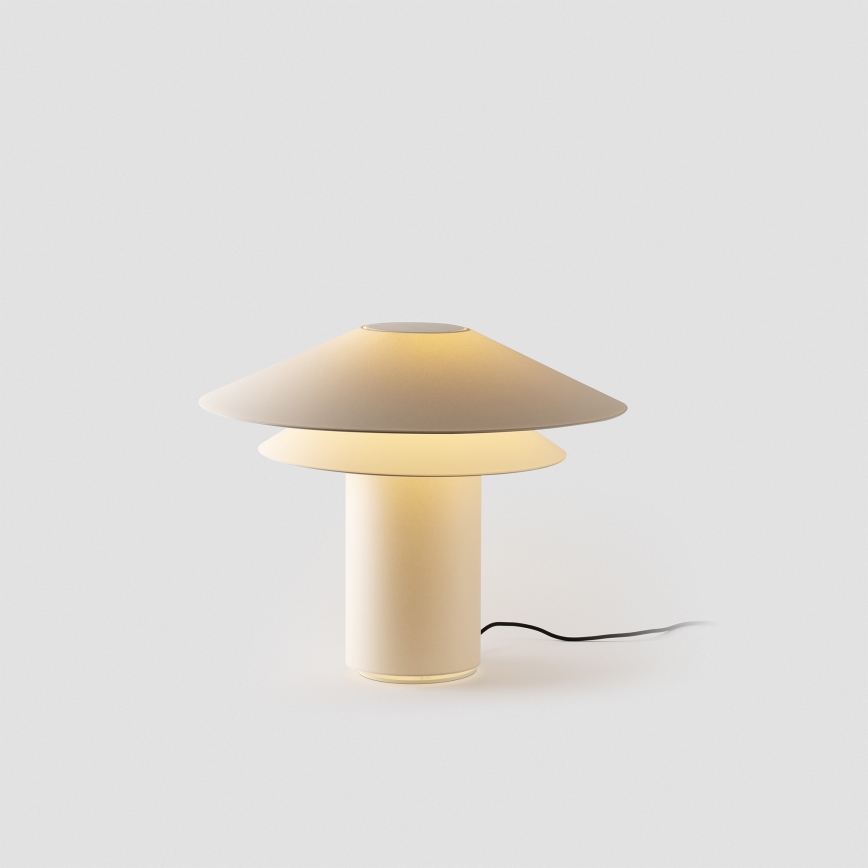 FARO 20069 - Pöytävalaisin SHAN 1xE27/15W/230V pergamenttipaperia kerma