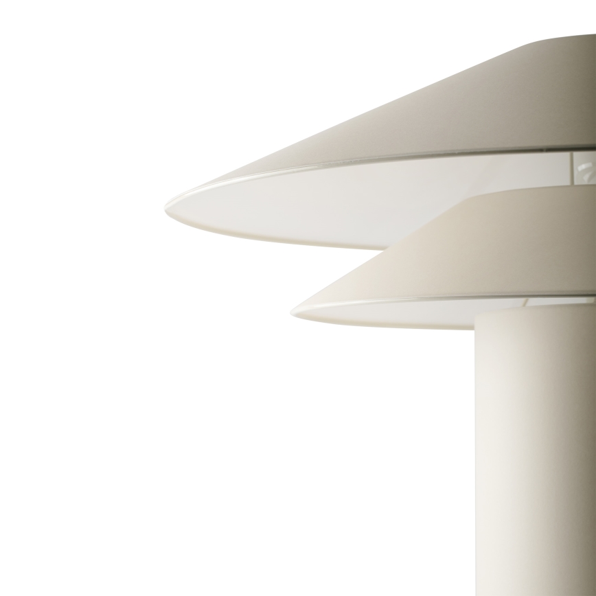 FARO 20069 - Pöytävalaisin SHAN 1xE27/15W/230V pergamenttipaperia kerma