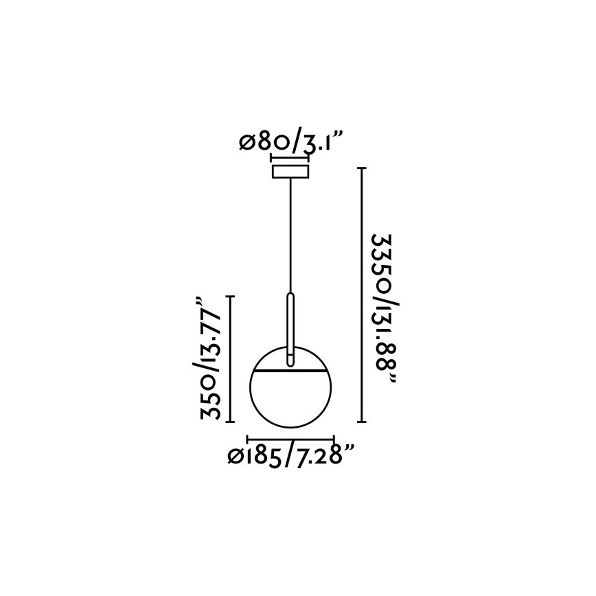 FARO 28210 - Kattokruunu narulla MINE 1xE27 / 40W / 230V