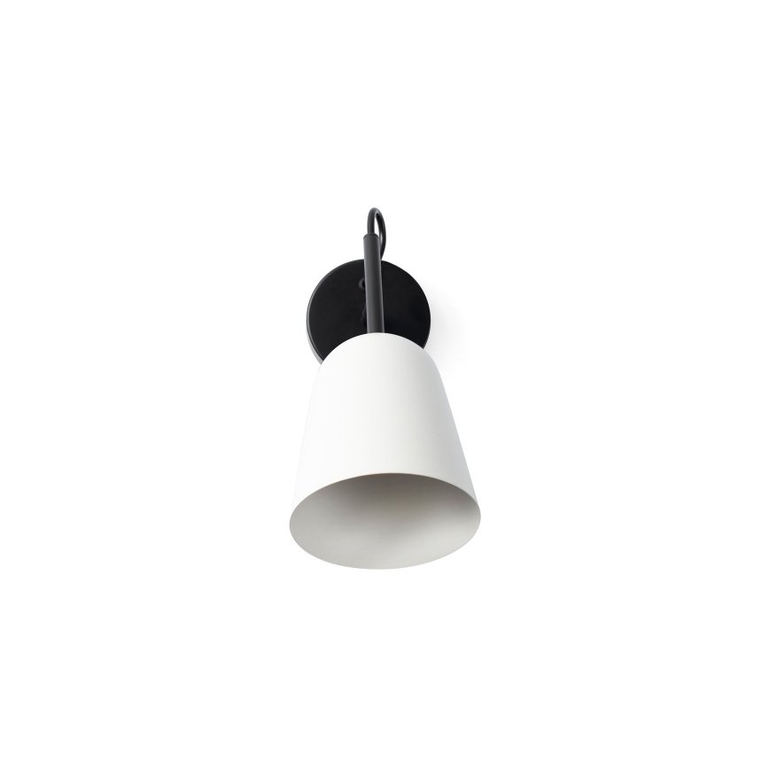 FARO 28258 - Seinävalaisin STUDIO 1xE14/8W/230V valkoinen/musta