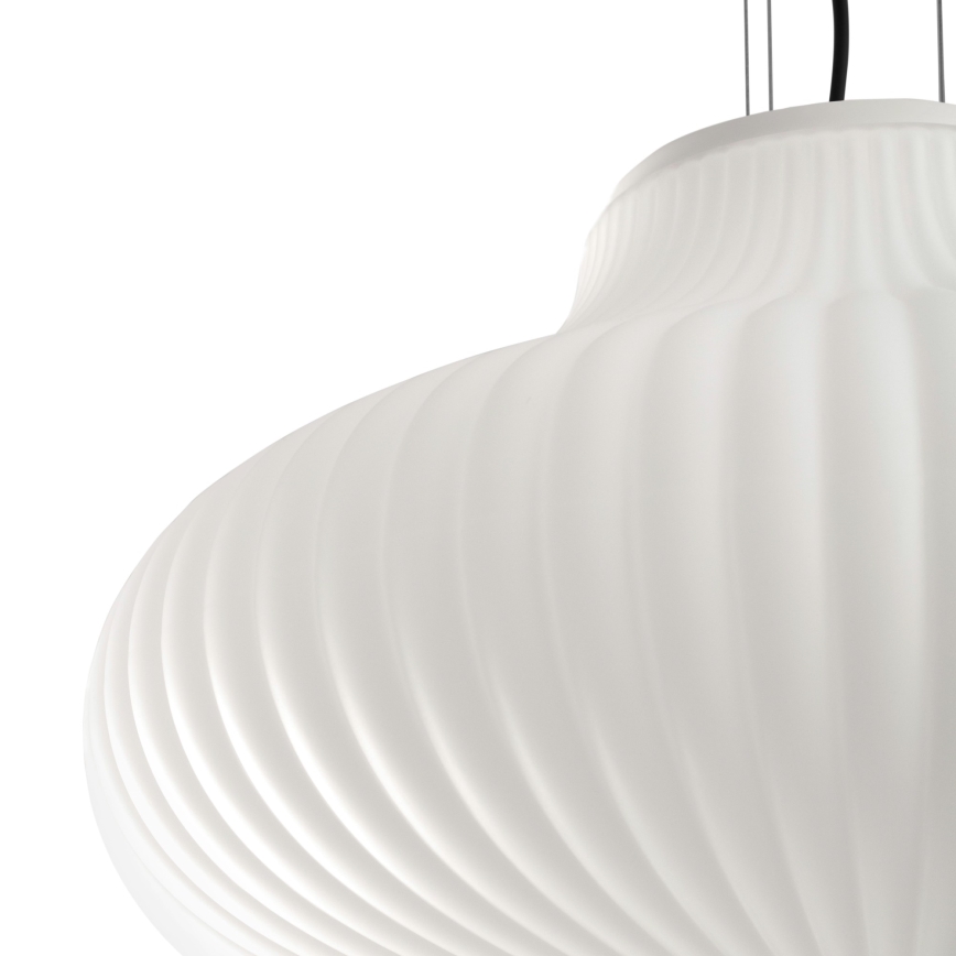 FARO 28300 - Kattokruunu johdossa ISABELLE 1xE27/15W/230V halkaisija 31 cm valkoinen