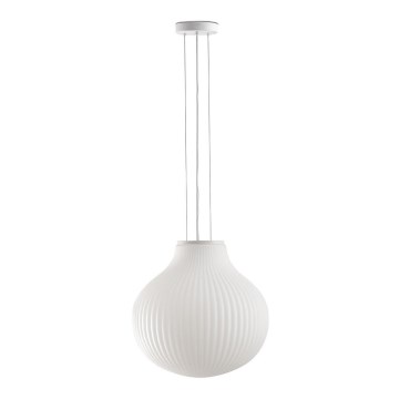 FARO 28301 - Kattokruunu johdossa ISABELLE 1xE27/15W/230V halkaisija 40 cm valkoinen