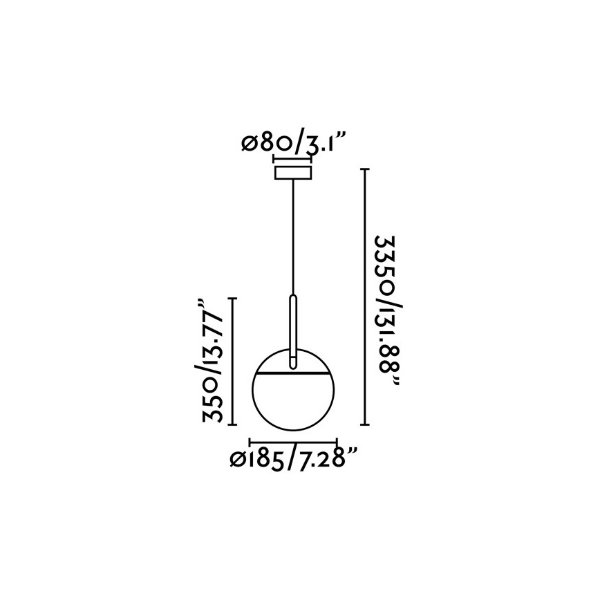 FARO 28375 - Kattokruunu narulla MINE 1xE27/40W/230V
