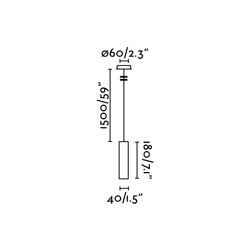 FARO 29894 - LED-kattokruunu narussa ORA LED/4W/230V valkoinen