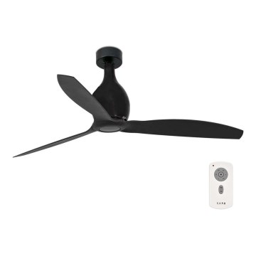 FARO 32030 - Kattotuuletin MINI ETERFAN musta + kauko-ohjaus