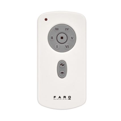 FARO 32035 - Kattotuuletin TUBE FAN musta/läpinäkyvä + kauko-ohjaus