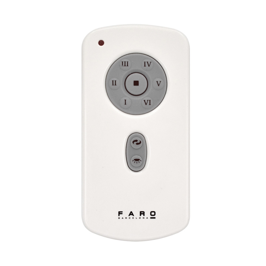FARO 32035 - Kattotuuletin TUBE FAN musta/läpinäkyvä + kauko-ohjaus