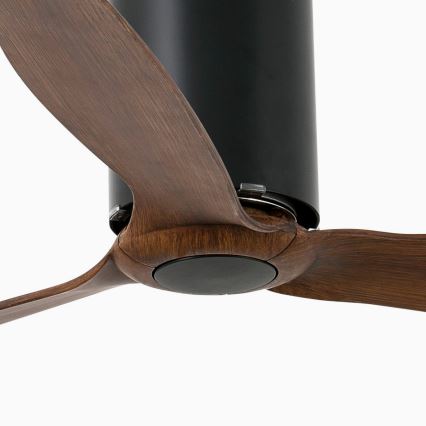 FARO 32037WP - Kattotuuletin TUBE FAN M musta/ruskea d. 128 cm SMART + RC