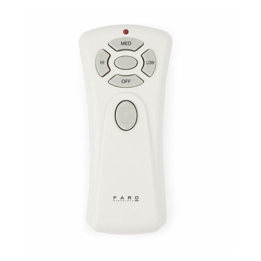 FARO 33370DC - Kattotuuletin LANTAU ruskea/mattakromi + kauko-ohjaus