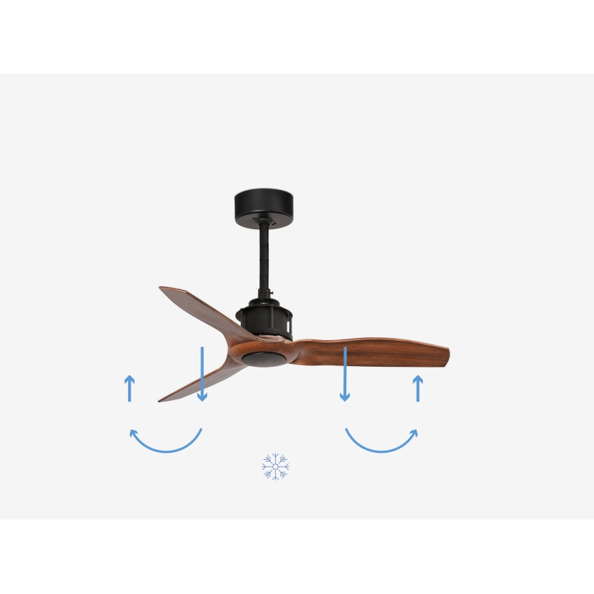FARO 33425 - Kattoilmaisin JUST FAN halkaisija 81 cm + kaukosäädin