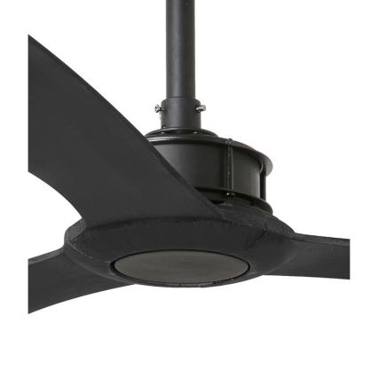 FARO 33432 - Kattotuuletin JUST FAN XL halkaisija 178 cm musta + kauko-ohjaus