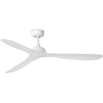 FARO 33446WT - Kattotuuletin GOTLAND L valkoinen halkaisija 132 cm Wi-Fi Tuya + kauko-ohjaus
