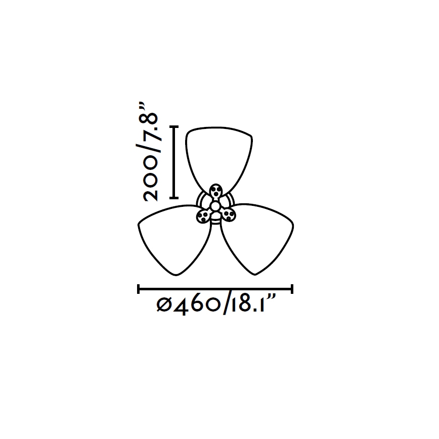 FARO 33450 - Kattotuuletin VEDRA