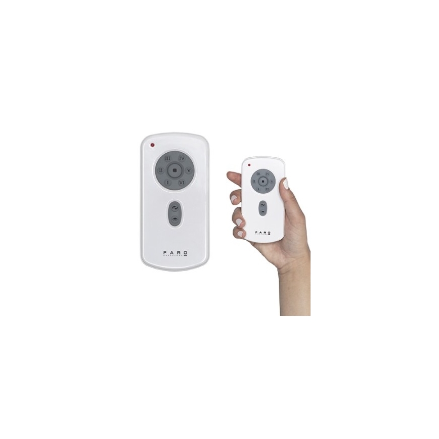FARO 33461A - Kattotuuletin ANDROS XL valkoinen + kauko-ohjaus