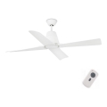 FARO 33480 - Kattotuuletin TYPHOON IP44 valkoinen