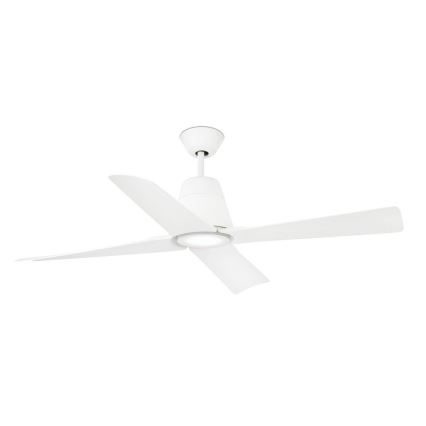 FARO 33480 - Kattotuuletin TYPHOON IP44 valkoinen