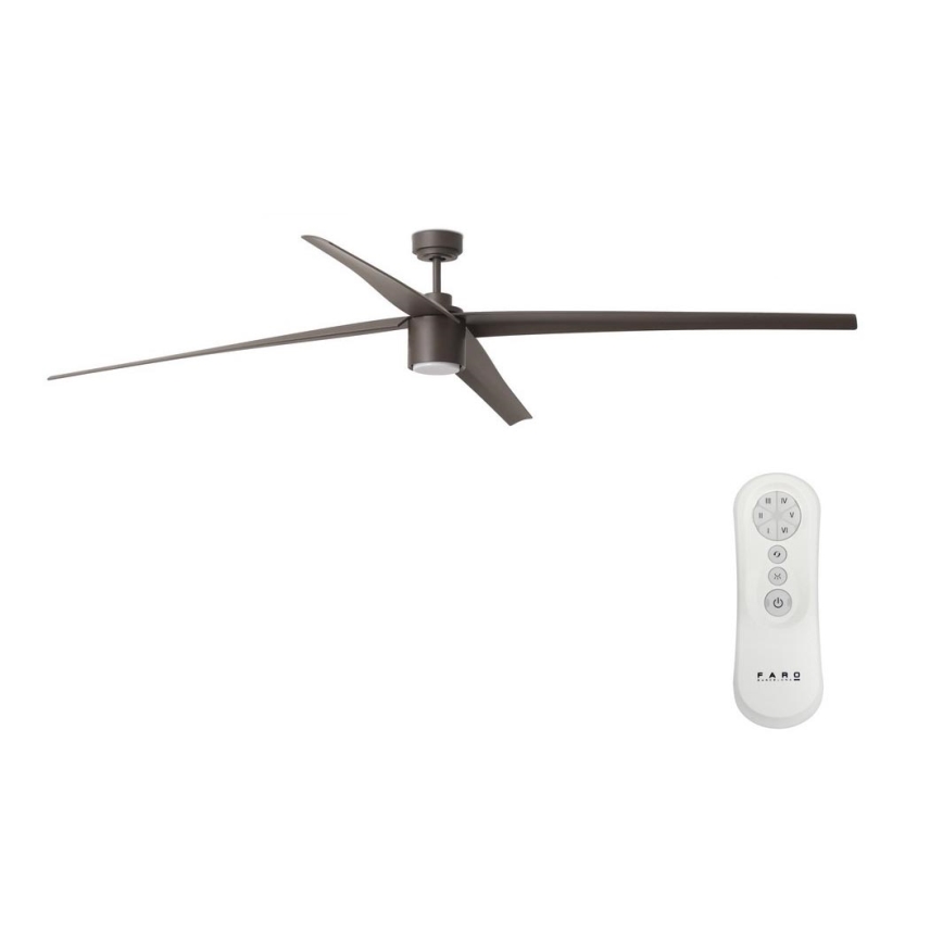 FARO 33495 - LED himmennettävä kattovalo ATTOS LED/20W/230V ruskea + kauko-ohjaus