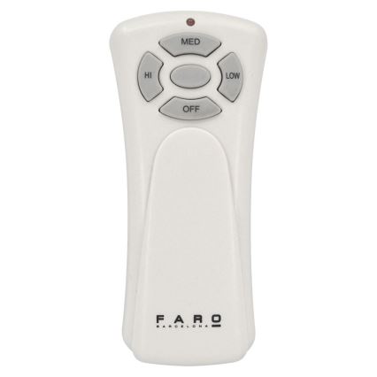FARO 33516DC - Kattotuuletin LANTAU musta/ruskea + kauko-ohjain