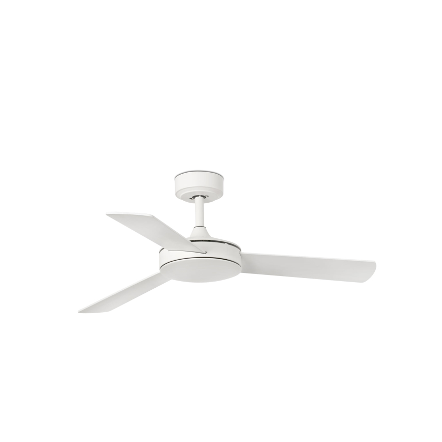 FARO 33603DCWT - Kattotuuletin MINI MALLORCA S ruskea/valkoinen halkaisija 106 cm Wi-Fi Tuya + kauko-ohjaus