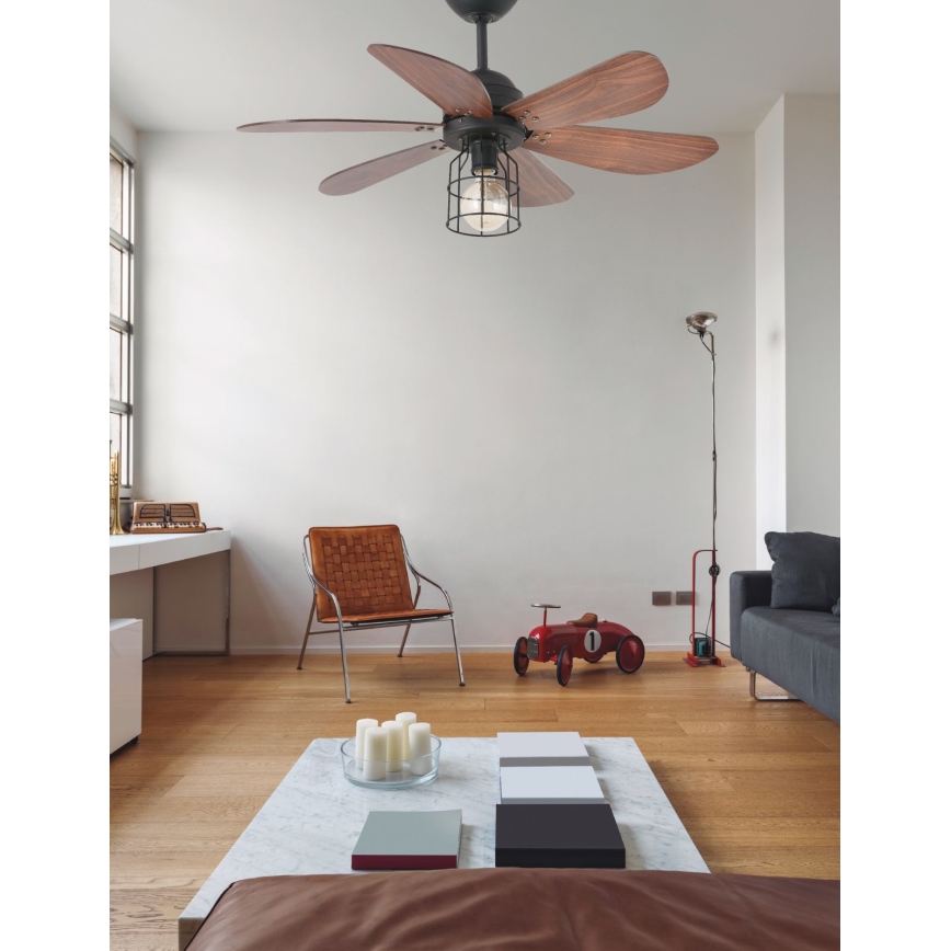 FARO 33703 - Kattotuuletin CHICAGO 1xE27/15W/230V